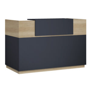 Reception Lotus Argos The Classic in oak -  dark grey color 200x70x110cm