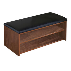 072 000129 1 Shoe cabinet stool Kiana Argos The Classic 6 pairs in walnut color 80x32x44cm