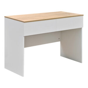 Study desk Beleton Argos The Classic with drawers mdf in oak-white color 100x50x75cm