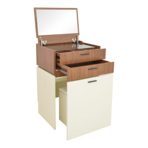 Dressing table Sonlen Argos The Classic in walnut-cream color 60x45x130cm