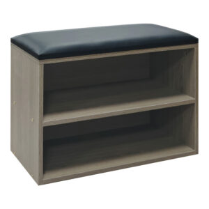072 000164 1 Shoe cabinet stool Kiana Argos The Classic 4 pairs in grey-oak color 60x32x44cm
