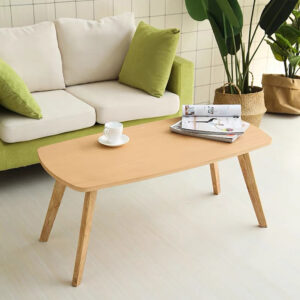 Komela mdf coffee table in natural shade 100x48x45cm