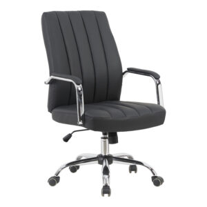 Mido Argos The Classic pu black manager's office chair 58x71x100-106cm
