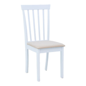 Houston chair Argos The Classic rubberwood in white shade 40x49x94cm