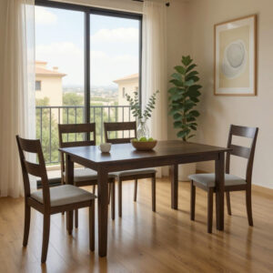 Mabor-Dallan Argos The Classic extendable dining table, walnut wood, 120-150x80x73.8cm