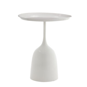 101 000100 1 Coffee table Agrile Argos The Classic white metal D50x60cm
