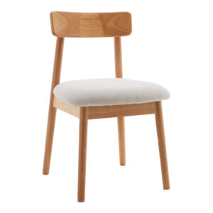 Chair Houlian Argos The Classic anthracite fabric-black metal leg 46x66x89cm