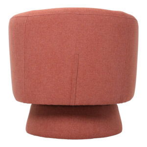 110 000105 3 Kreslo Argos The Classic swivel armchair fabric in terracotta color 78x81x77cm