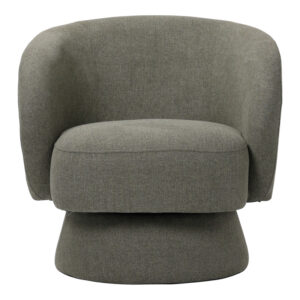 110 000106 2 Kreslo Argos The Classic swivel armchair fabric in khaki color 78x81x77cm