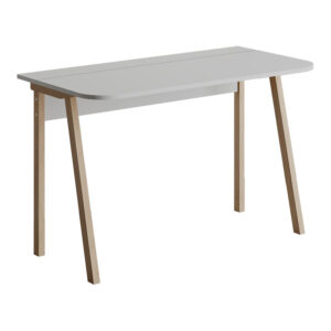 Malia Argos The Classic study desk in white-natural color 120x60.5x75cm