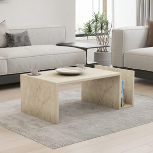 Poko Argos The Classic coffee table in traverten 86.8x50x32.4cm