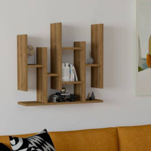 120 000556 1 Bemba Argos The Classic wall shelf in walnut shade 70x19.6x68.8cm