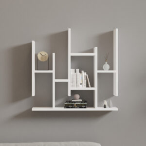 120 000557 2 Bemba Argos The Classic wall shelf in white shade 70x19.6x68.8cm