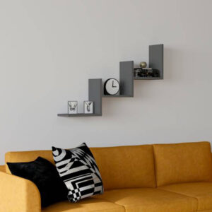 120 000558 1 Mauer Argos The Classic wall shelf in anthracite shade 90x19.6x60cm