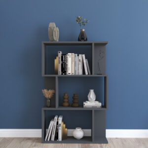 120 000615 Kadu Argos The Classic bookcase in anthracite shade 72x22x108cm
