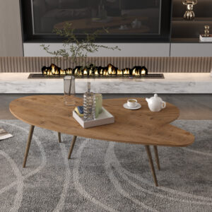 Monty Argos The Classic 2pcs coffee table in walnut shade 116x46x46cm
