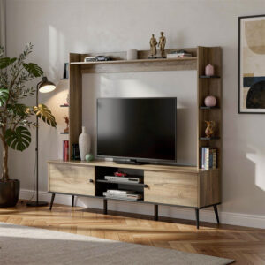 Tv set Zezan Argos The Classic in sonoma-dark grey color 182.5x40x162cm