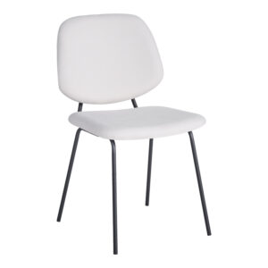 Chair hair Pietro I Argos The Classic beige fabric-black metal leg 45x55x82.5cm