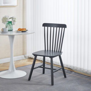 128 000034 1 Melia Argos The Classic rubberwood chair in black shade 45x51x87cm