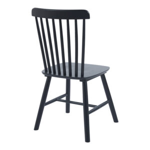 128 000034 2 Melia Argos The Classic rubberwood chair in black shade 45x51x87cm