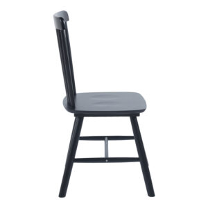 128 000034 3 Melia Argos The Classic rubberwood chair in black shade 45x51x87cm