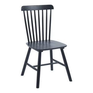 128 000034 Melia Argos The Classic rubberwood chair in black shade 45x51x87cm