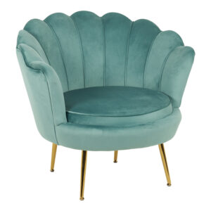 Daimon Argos The Classic velvet armchair in pistachio shade 79x74x78cm