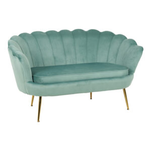 2-seater sofa Daimon Argos The Classic velvet in pistachio shade 134x70x77cm