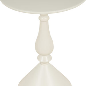 128 000057 3 Lalou Argos The Classic metal side table in cream shade D40x55cm