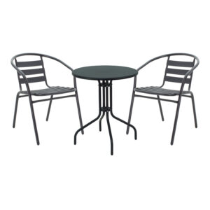 Vergo-Tade Argos The Classic dining table black metal Φ60x70cm