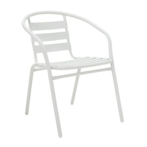130 000144 1 Vergo-Tade Argos The Classic dining table white metal Φ60x70cm