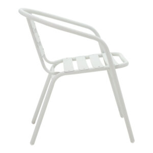 130 000144 3 Vergo-Tade Argos The Classic dining table white metal Φ60x70cm