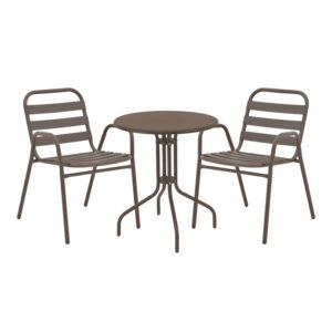 130 000145 Vergo-Sussie Argos The Classic dining table brown metal Φ60x70cm