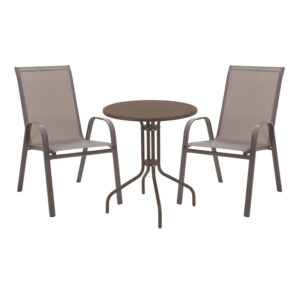 130 000147 Vergo-Calan Argos The Classic dining table brown metal Φ60x70cm