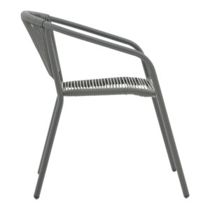 130 000185 3 Albero-Lindaria Argos The Classic folding metal dining table in anthracite shade D60x70cm
