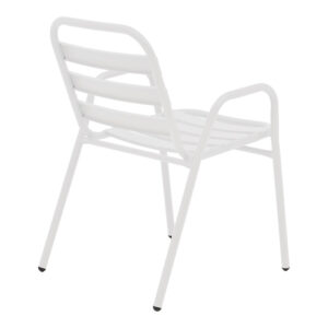 130 000189 2 Albero-Sussie Argos The Classic metal dining table in white shade D60x70cm