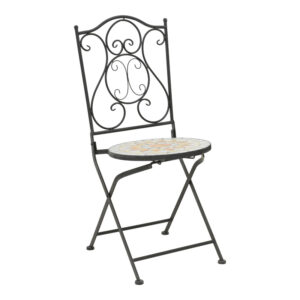 137 000011 2 Sellis Argos The Classic dining set 3pcs mosaic-metal black