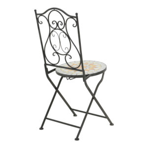 137 000011 3 Sellis Argos The Classic dining set 3pcs mosaic-metal black