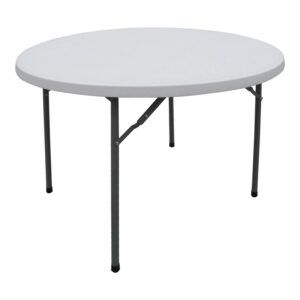 Foldable Comfort Argos The Classic catering table white round D120x74cm