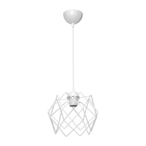 Single-light E27 ceiling lamp Teeby Argos The Classic metal in white shade Φ22x17cm