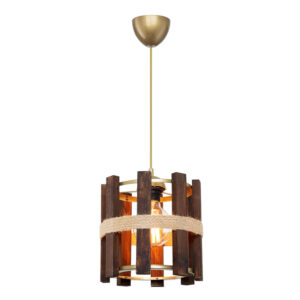147 000201 2 Lidya Argos The Classic single-light ceiling lamp E27 in brown shade Φ31.5x28cm