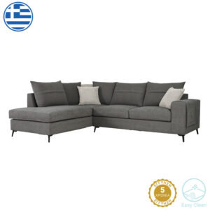 Right corner sofa Montana Argos The Classic grey fabric-light grey cushions 275x215x93cm
