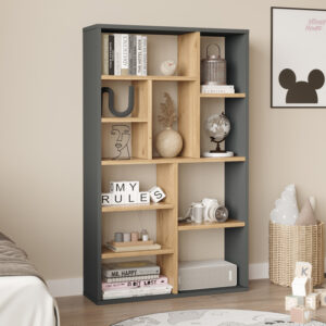 Bookcase Boteca 10-seater Argos The Classic in oak-anthracite shade 75x22x123.6cm