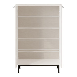 176 000208 3 Shoe rack Kinga 5 shelves Argos The Classic in white 72x35.5x105.6cm