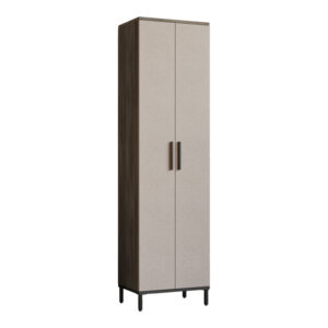 176 000218 Cambi Argos The Classic column cabinet in brown-anthracite shade 50x35.5x183.6cm