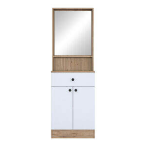 182 000101 3 Entrance furniture Rockder Argos The Classic white-natural melamine 60x35.5x182.8cm
