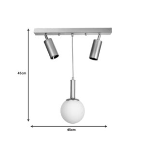 193 000104 1 Ceiling light Barten Argos The Classic E27 gold metal 50x15x55cm