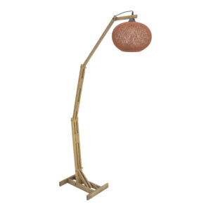 193 000118 Floor lamp Gaia Argos The Classic E27 brown wood 20x50x160cm