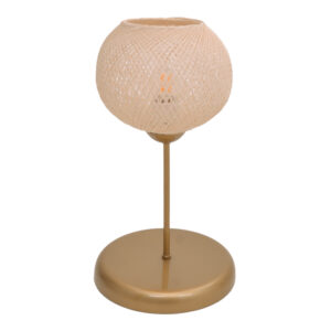 193 000122 Table lamp Gaia Argos The Classic E27 gold metal D22x37cm