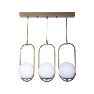 3-light ceiling lamp Lavol Argos The Classic E27 golden metal 50x3x70cm
